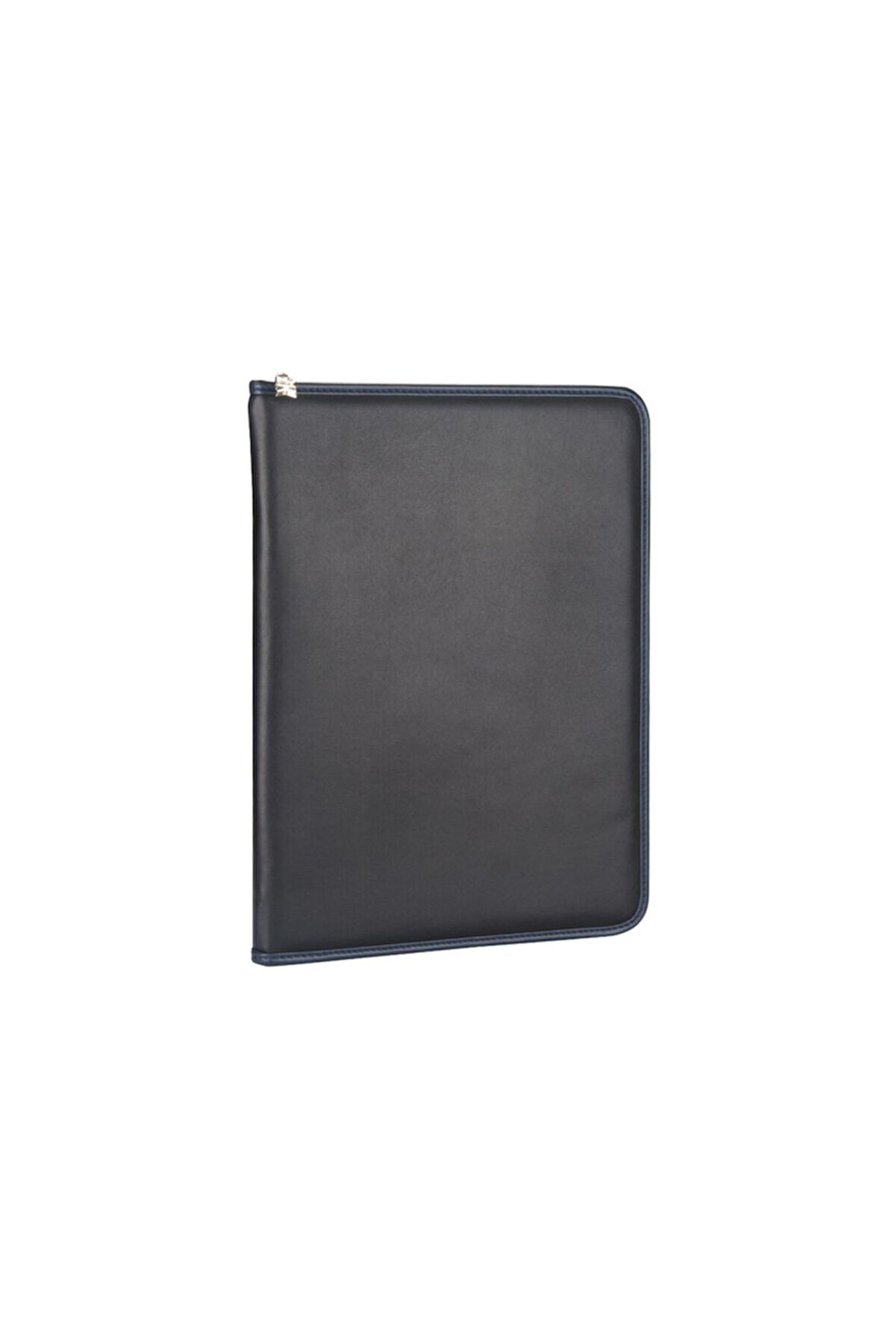Kapaklı Sekreterlik Padfolio Hesap Makinalı Fermuarlı A4 100 Yaprak Kapasiteli Vegan 25,5x34 cm