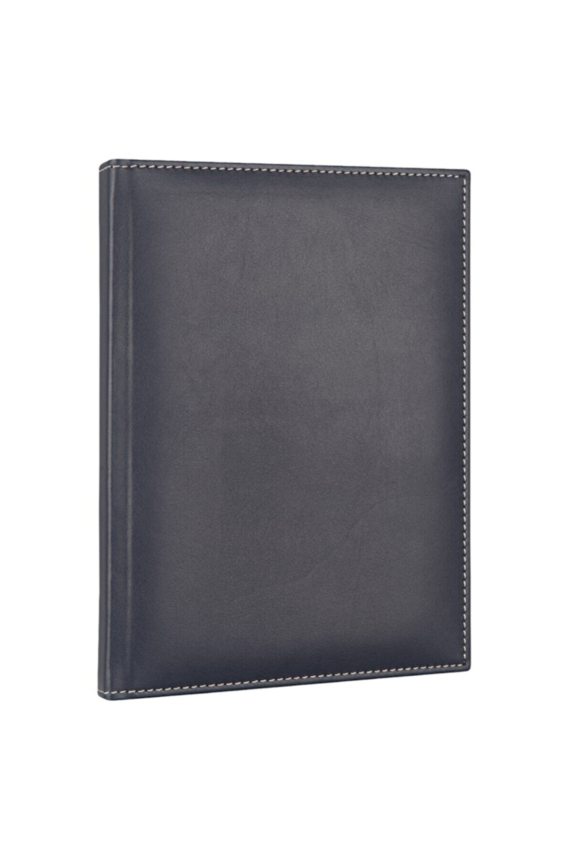 Deri Defter Günlük Journal Ajanda Tarihsiz Çizgili 160 Yaprak Diplomat Vegan 20x28 cm