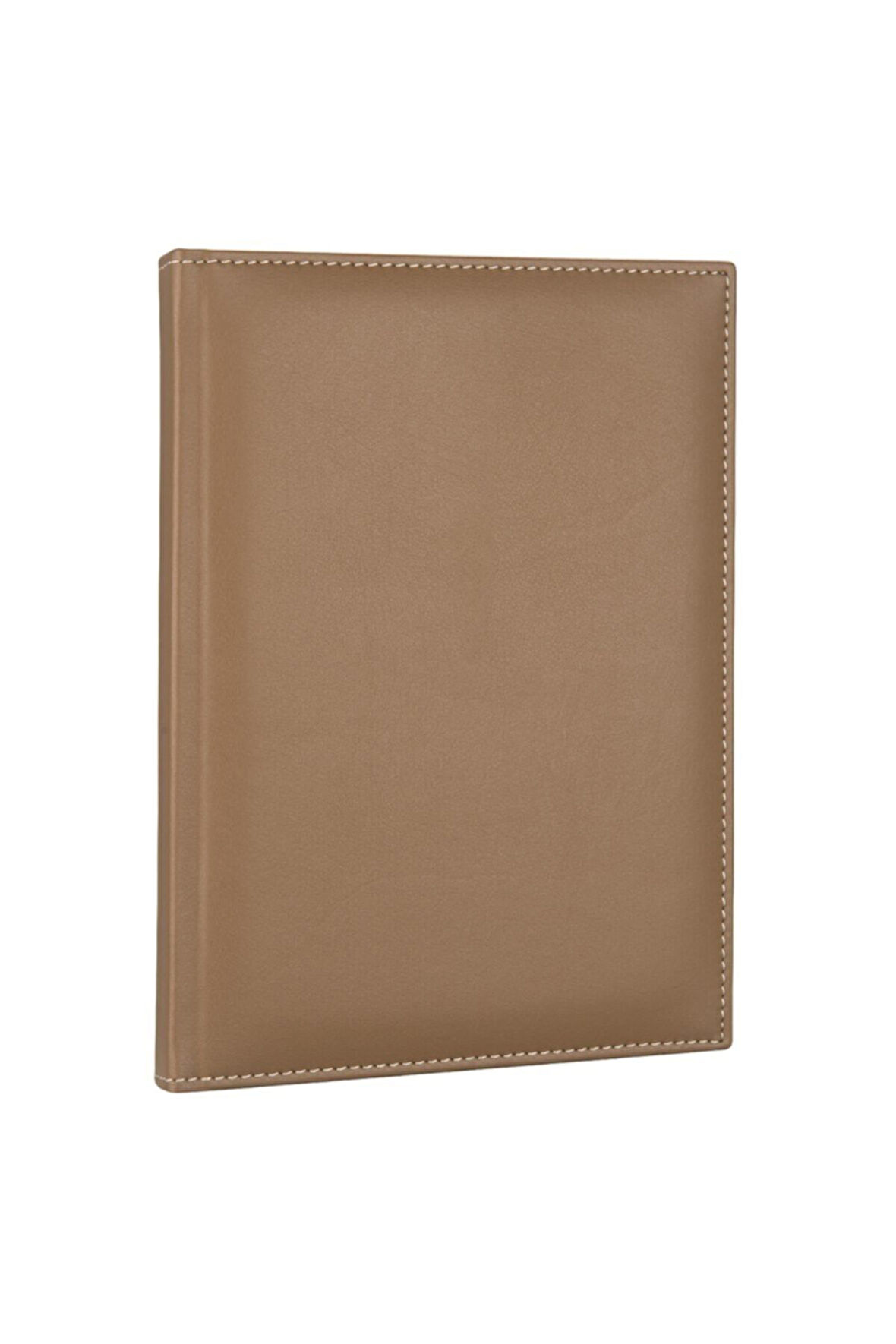 Deri Defter Günlük Journal Ajanda Tarihsiz Kareli 160 Yaprak Rainbow Vegan 17x24 cm