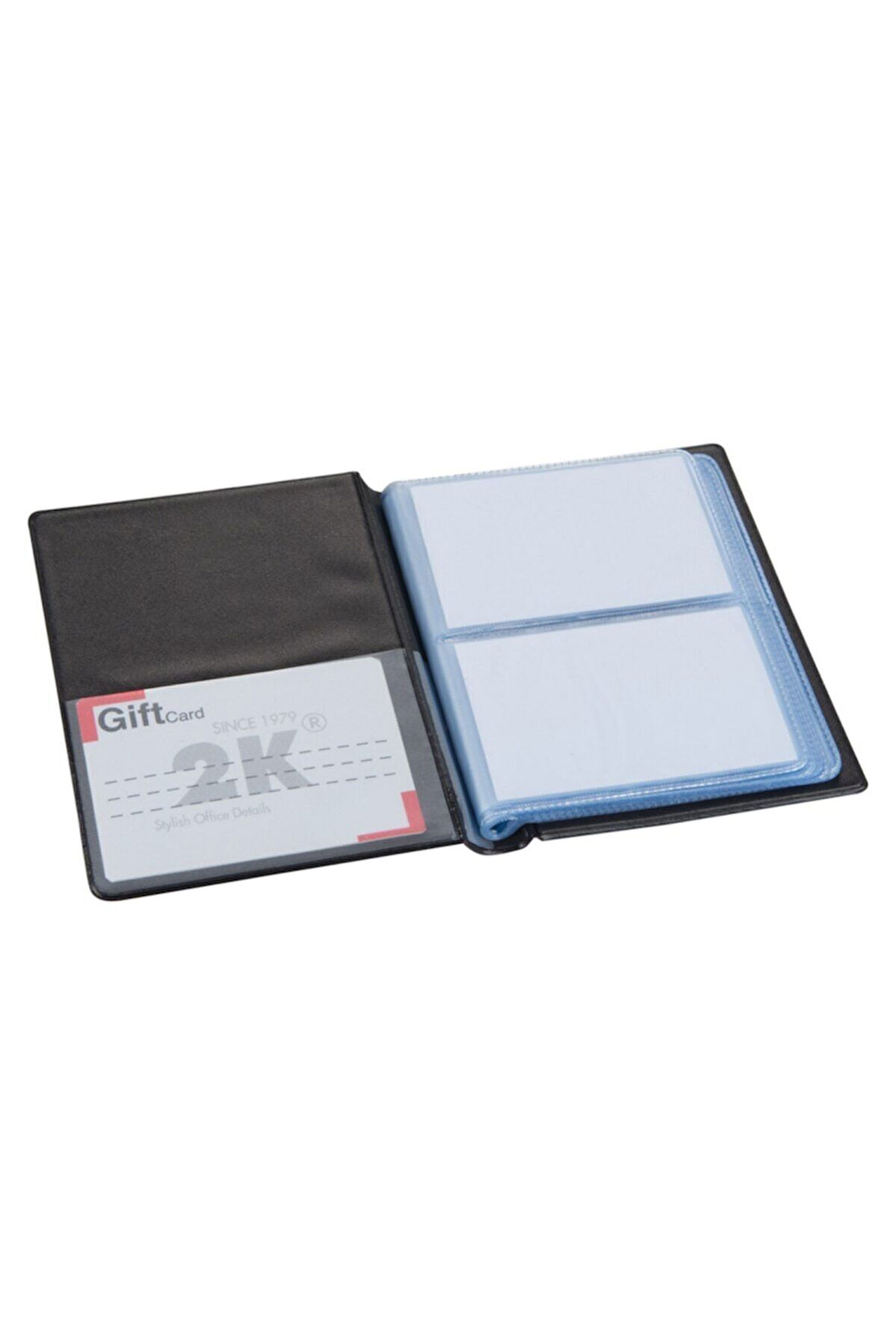 Kartvizit Albümü 2 Sıralı 80 Kartlık Business Card Album 11x13,5 cm