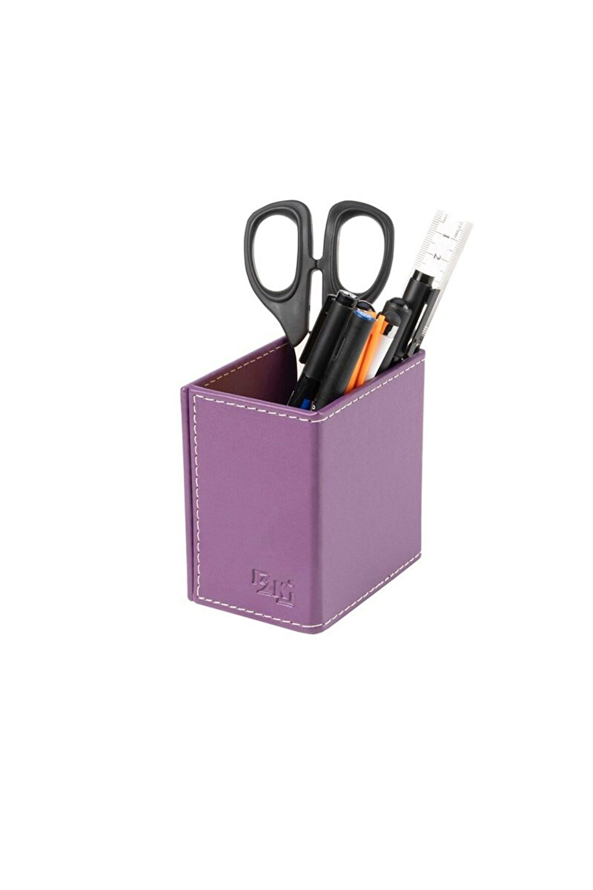 Masaüstü Deri Kalemlik Desktop Organizer Rainbow Vegan 9,7x6,7x10 cm