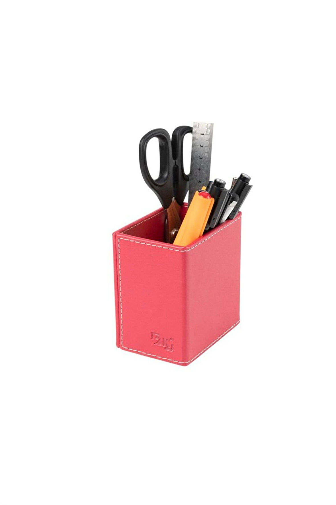 Masaüstü Deri Kalemlik Desktop Organizer Rainbow Vegan 9,7x6,7x10 cm