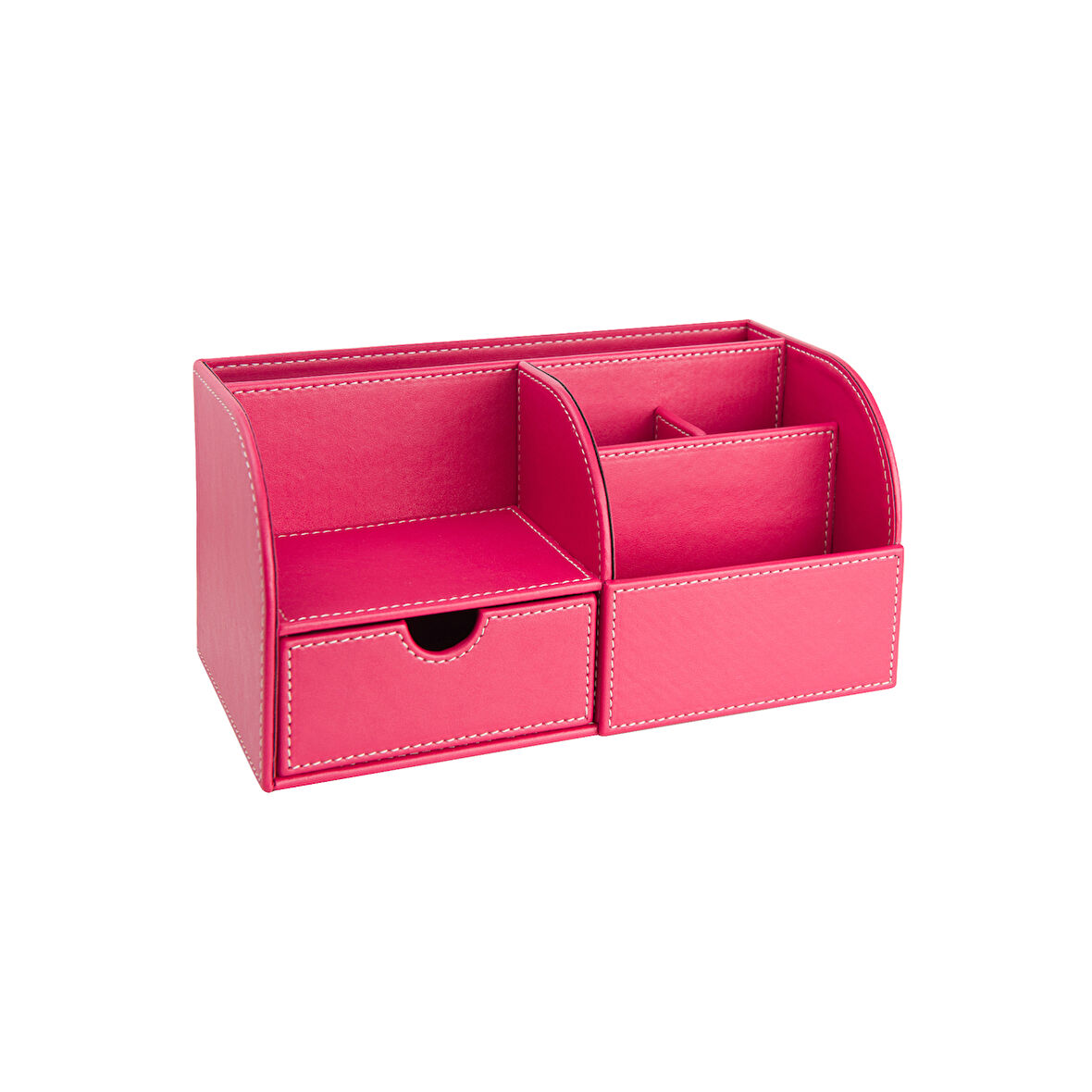 Masaüstü Düzenleyici,Kalemlik,Kumandalık,Küpbloknotluk,Tabletlik,Kitaplık,6 Gözlü,Çekmeceli,Desktop Organizer,Vegan,24,5*13*12