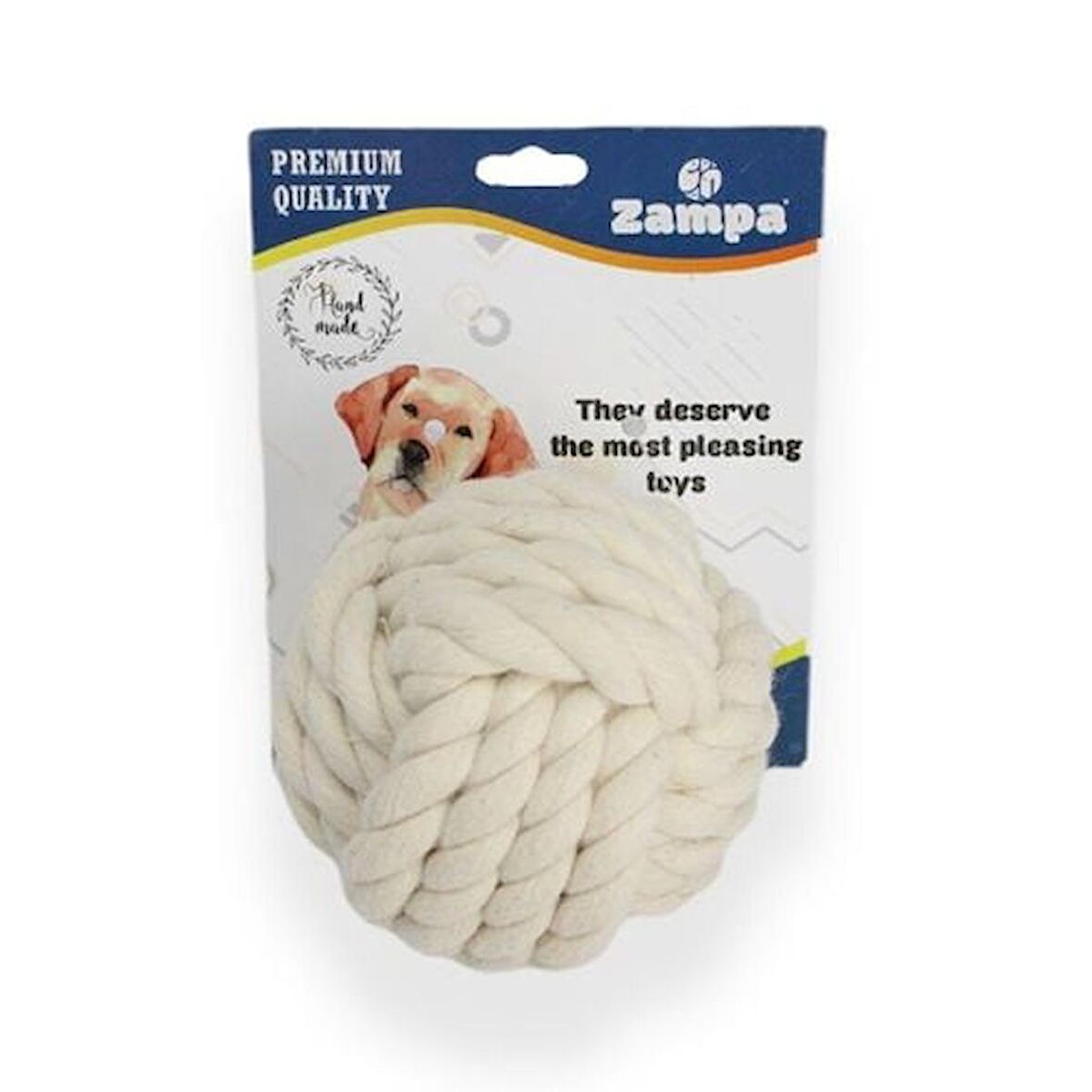 Örgü Top Köpek Oyuncağı 8cm