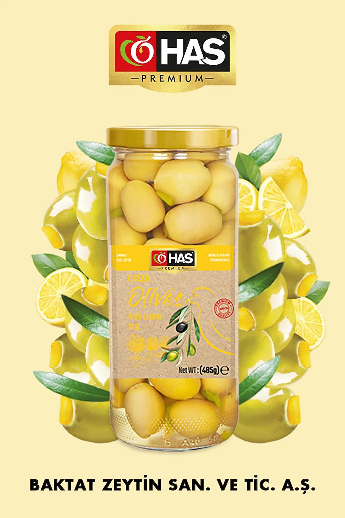 Limon Dolgulu Yeşil Zeytin 500cc