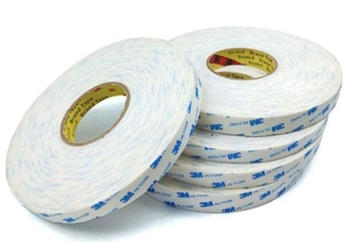 Çift Taraflı Beyaz Köpük Bant 15mmx5mt