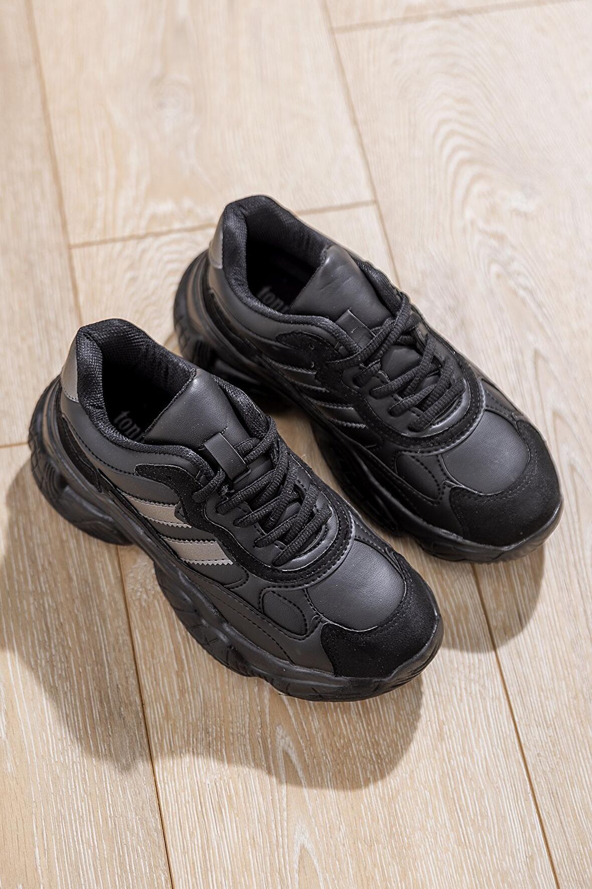 Tonny Black Siyah Kadın Spor Ayakkabı Tb246  Siyah-36