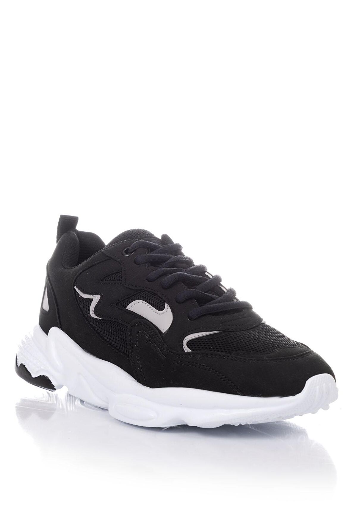 Tonny Black Siyah Beyaz Unisex Spor Ayakkabı Tb251 Siyah Beyaz-41