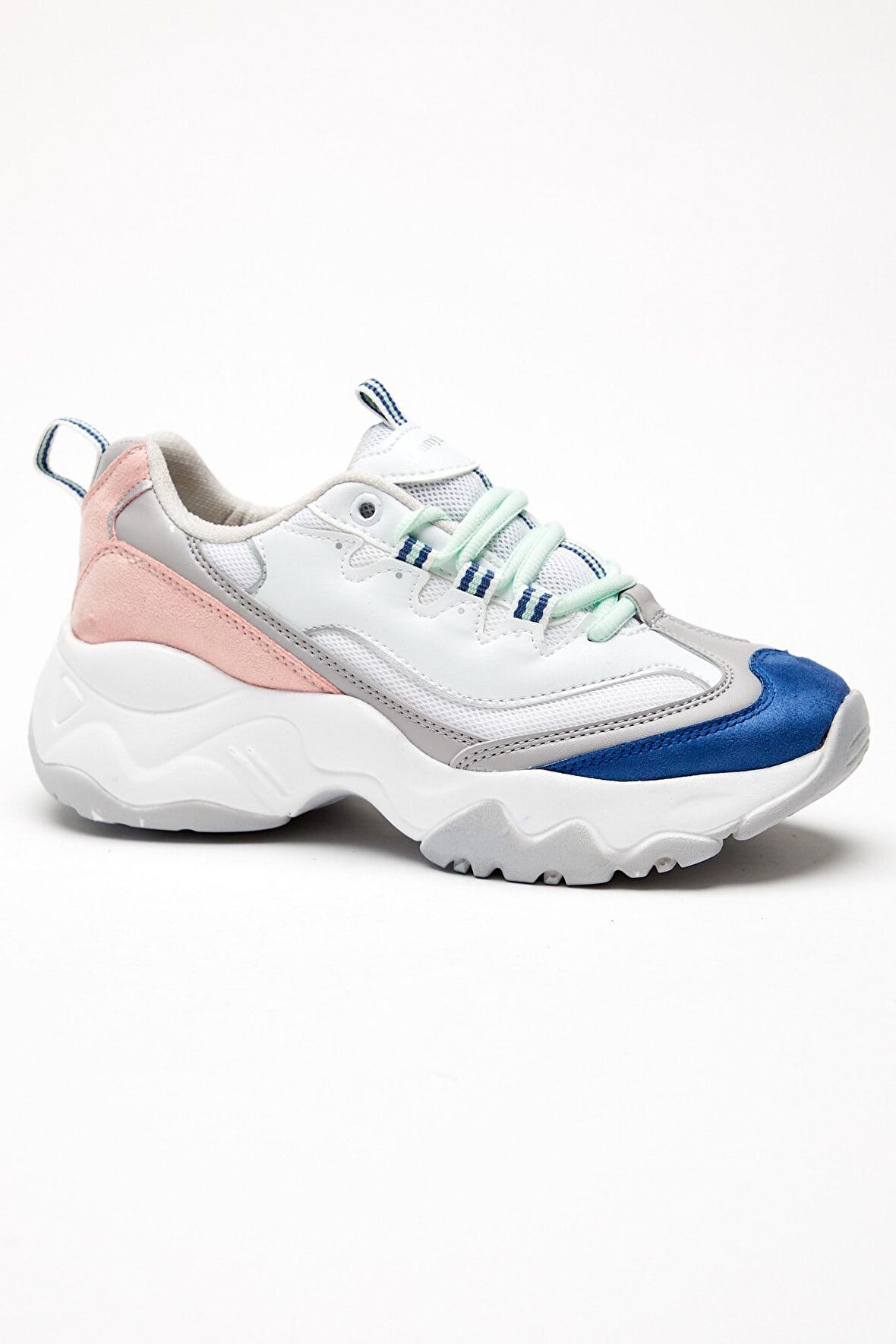 Tonny Black Beyaz Pembe Kadın Spor Ayakkabı Tb7040 Beyaz Pembe-37