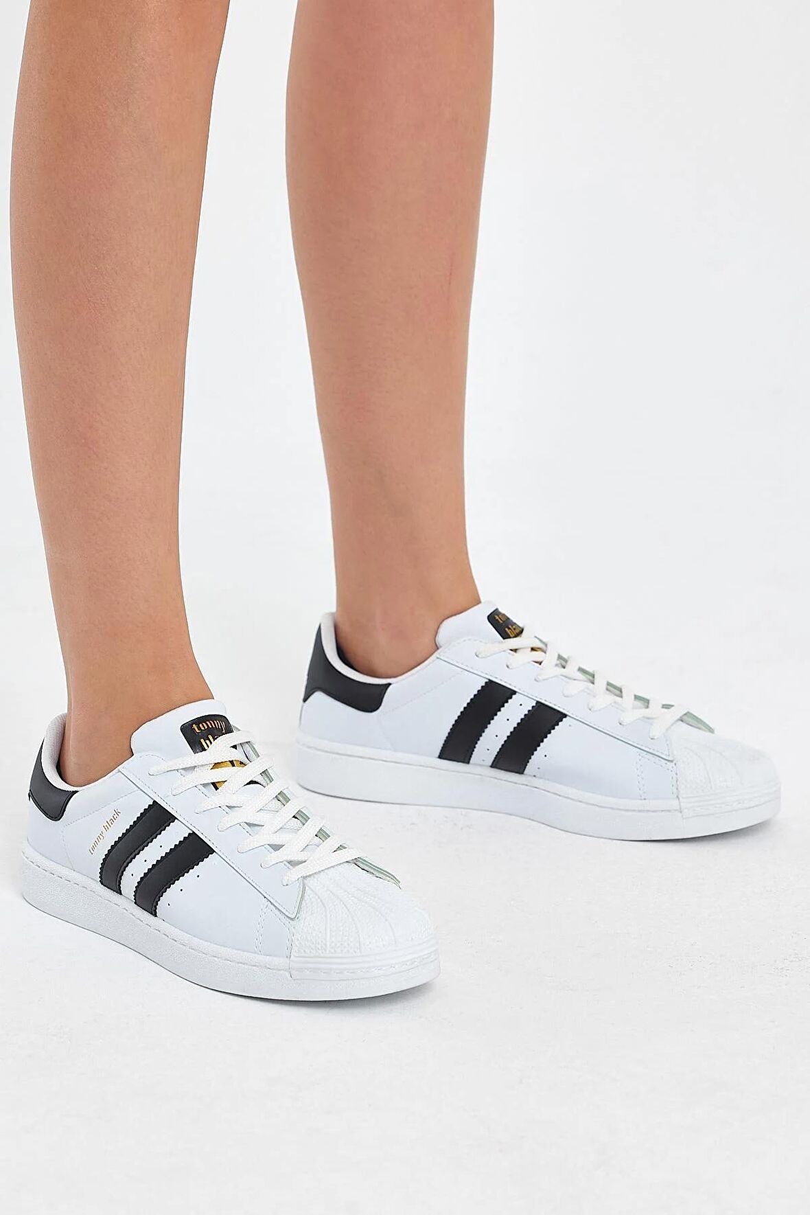 Tonny Black Unisex Beyaz Rahat Kalıp Sneaker Ayakkabı