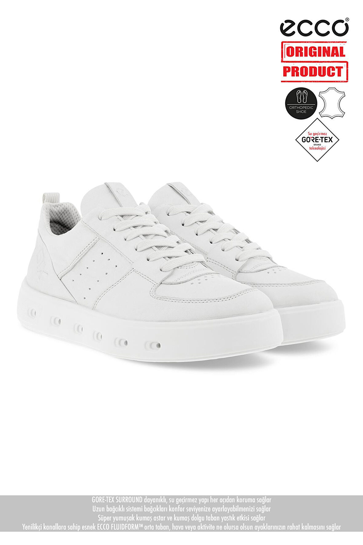Ecco Street 720W Beyaz Sneaker