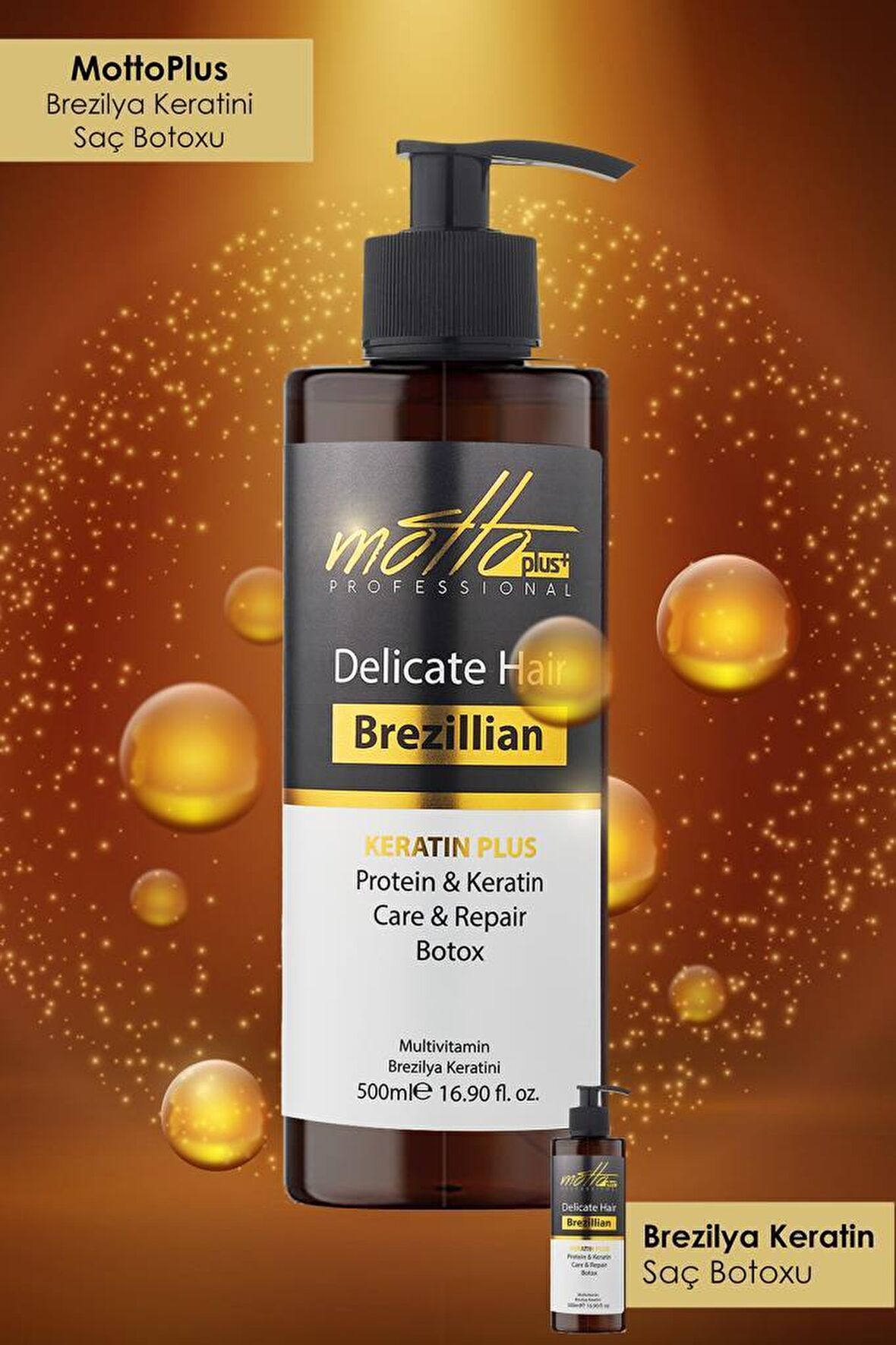 Motto Plus Brezilya Fönü Keratin Bakımı 400 ml 