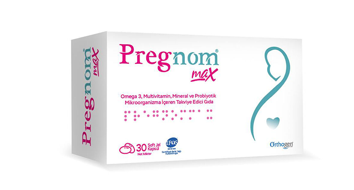 Pregnom Max 30 Soft-Jel Kapsül 