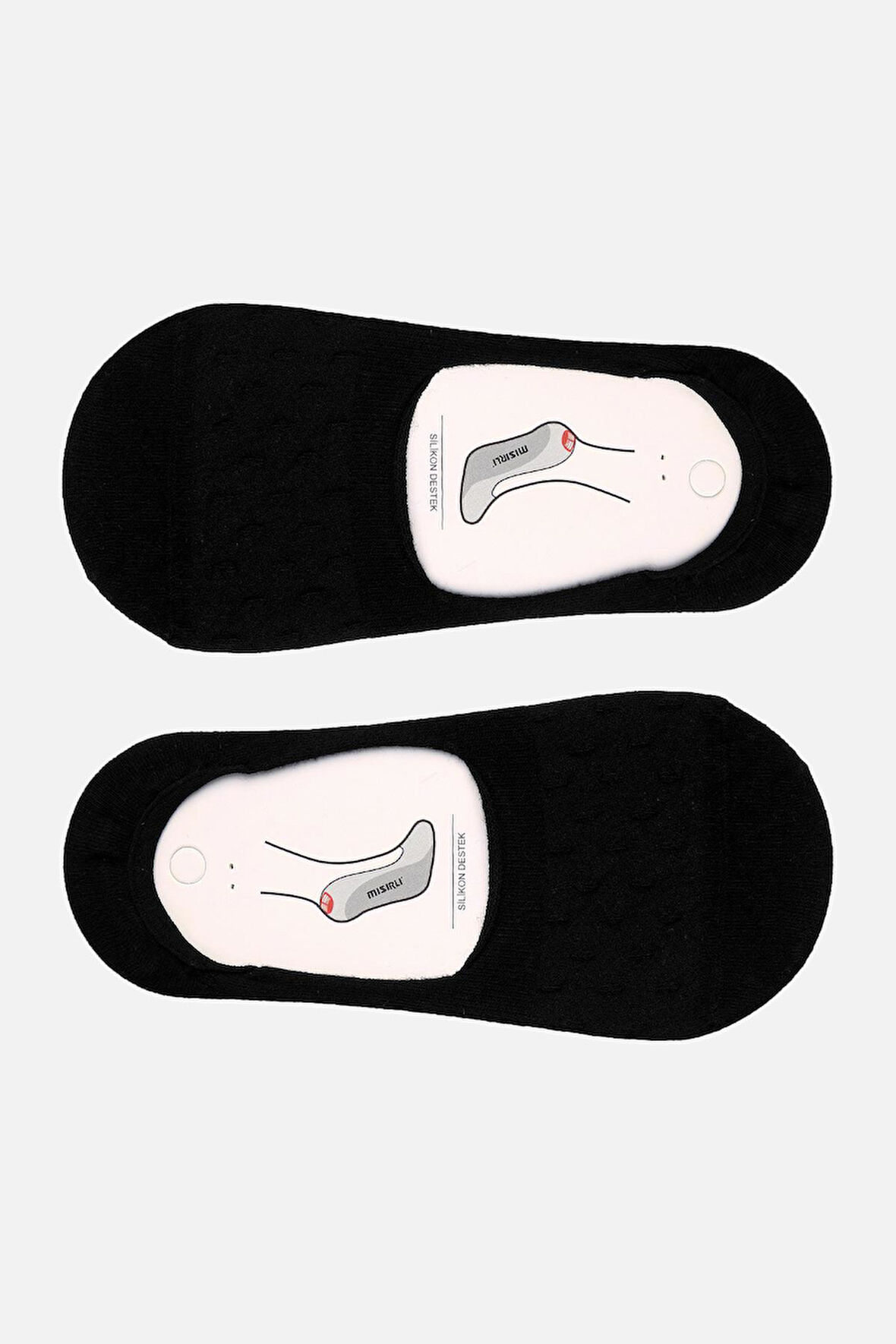 Mısırlı Kadın Pamuklu Tekli Siyah Yazlık Babet Çorap