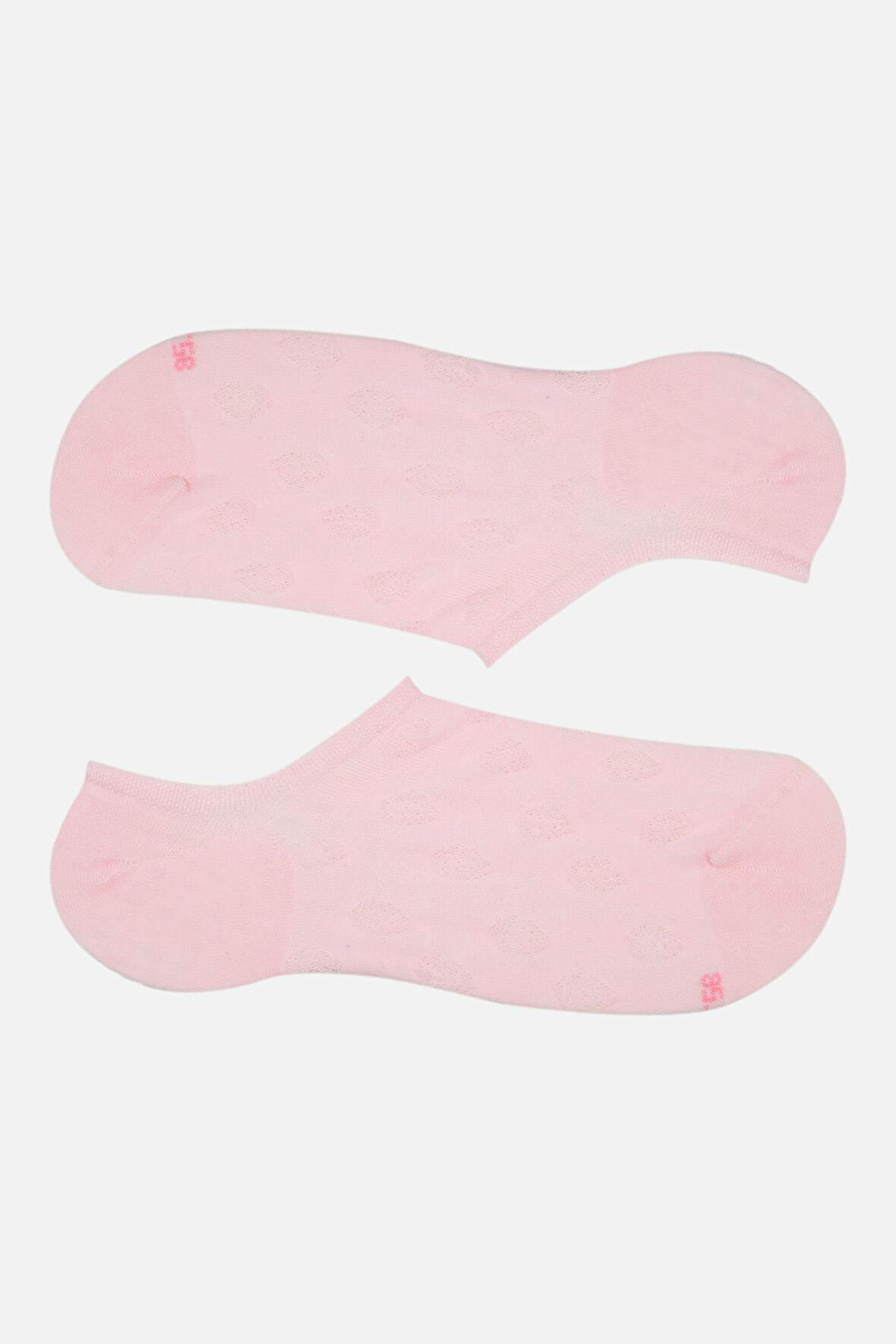 Mısırlı Kadın Bambu Tekli Pembe Yazlık No Show Çorap