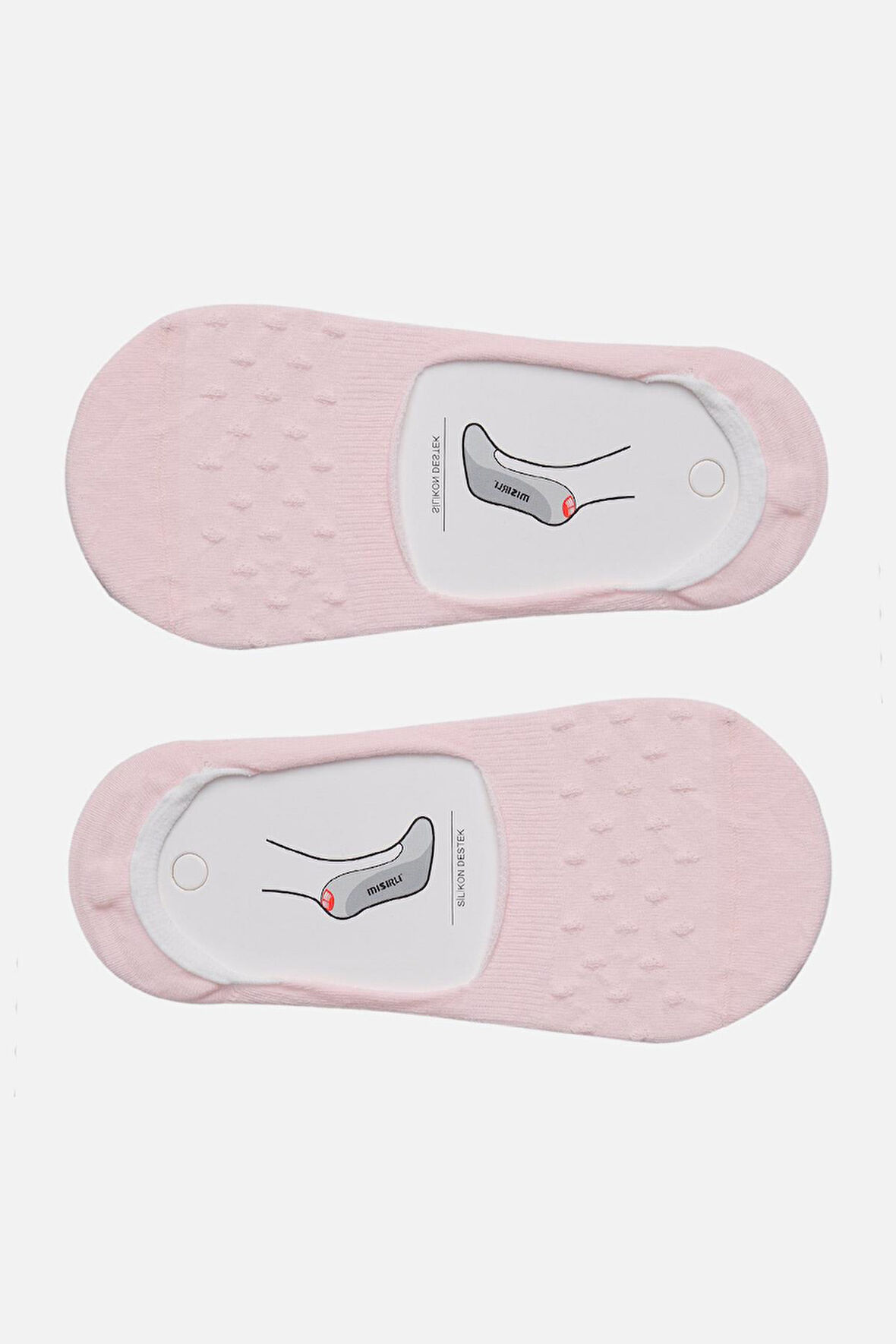 Mısırlı Kadın Pamuklu Tekli Pembe Yazlık Babet Çorap