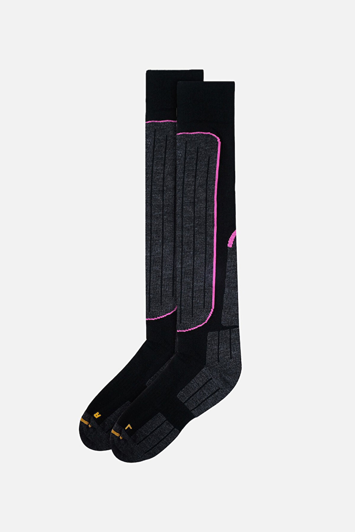 Mısırlı Kadın Anatomik Siyah Kayak ve Snowboard Çorabı