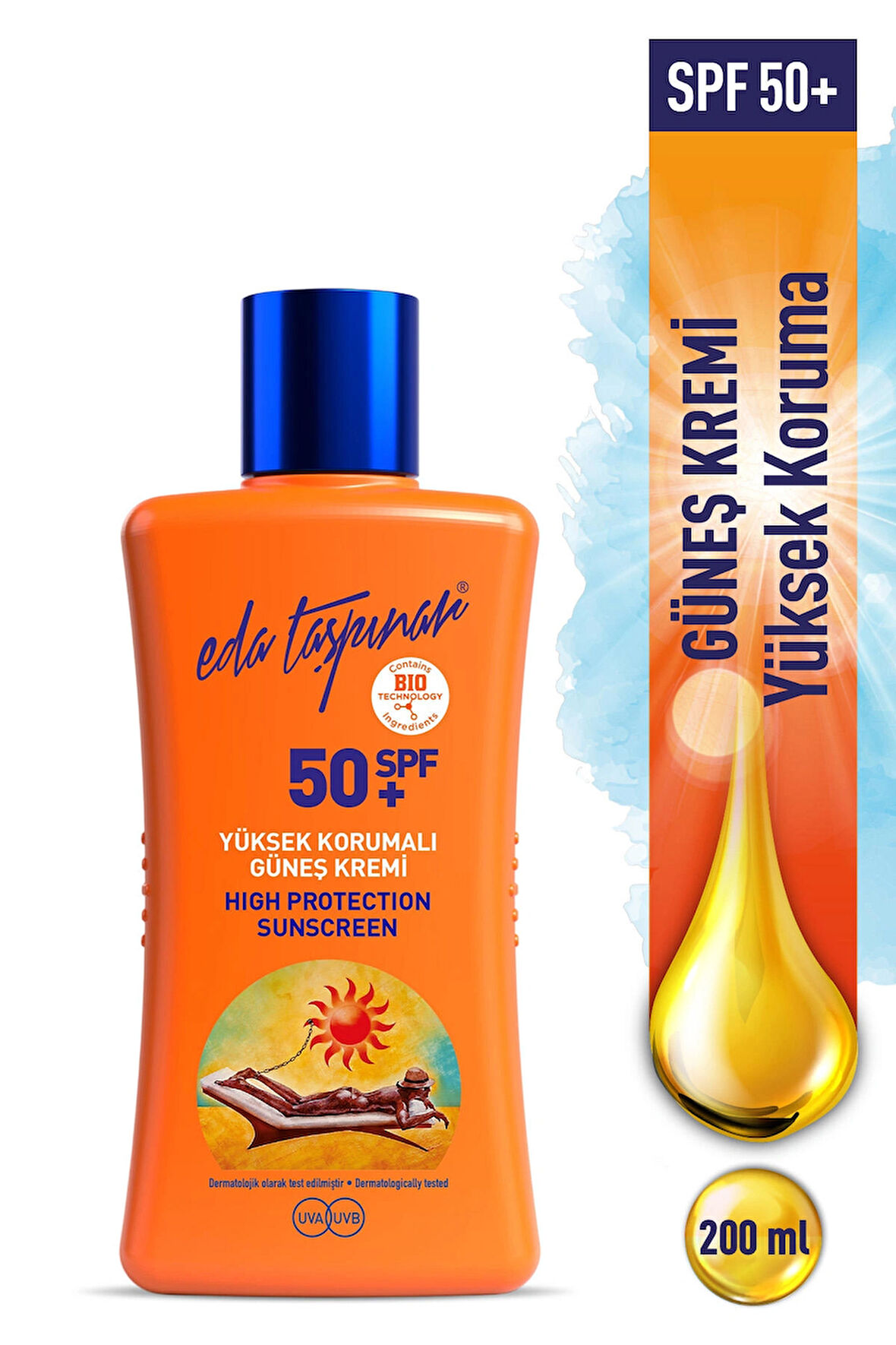 Eda Taşpınar Yüksek Korumalı Güneş Kremi Spf50+ - 200 ML