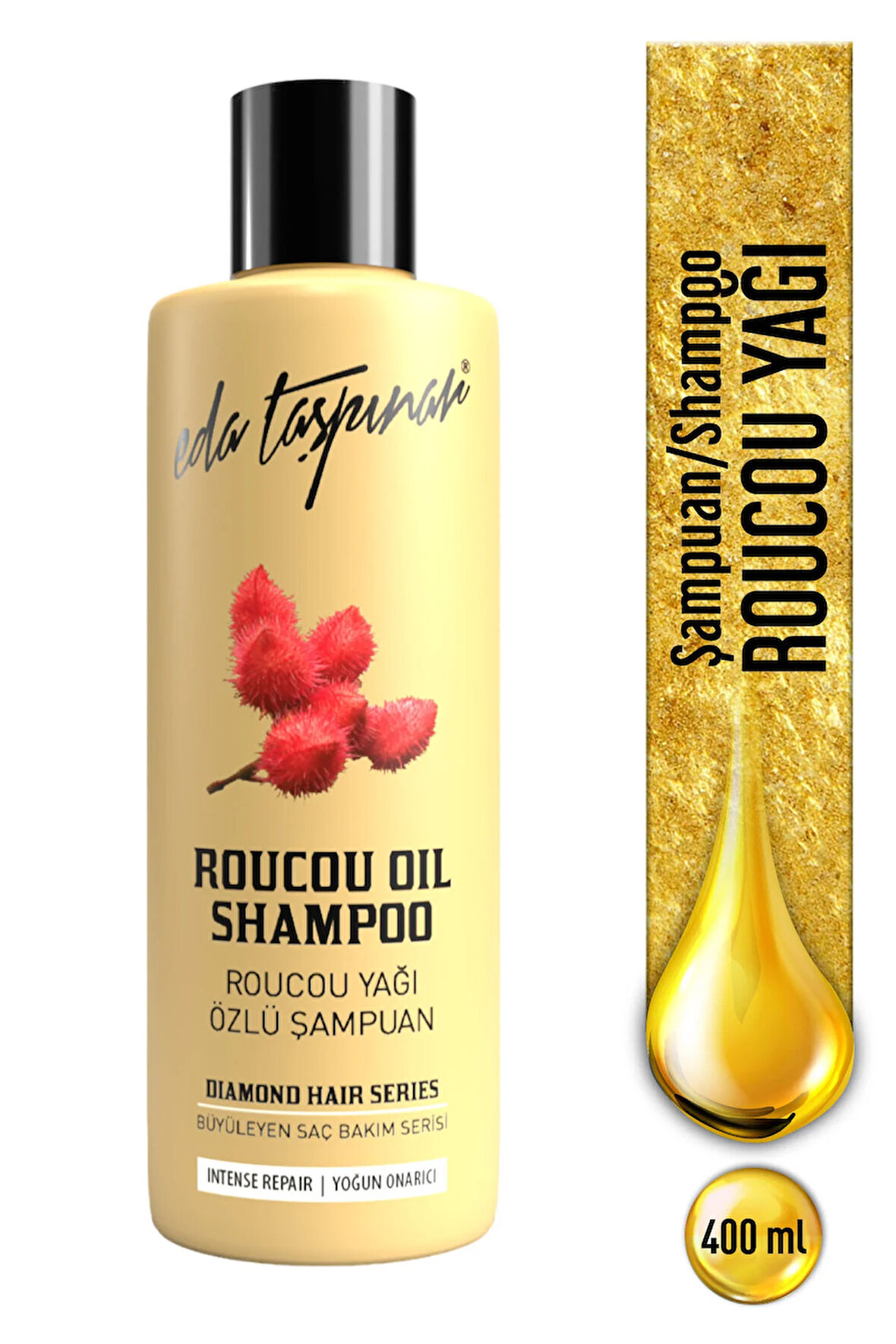 Eda Taşpınar Roucou Oil Roucou Yağı Şampuanı Yoğun Onarıcı - 400 ML