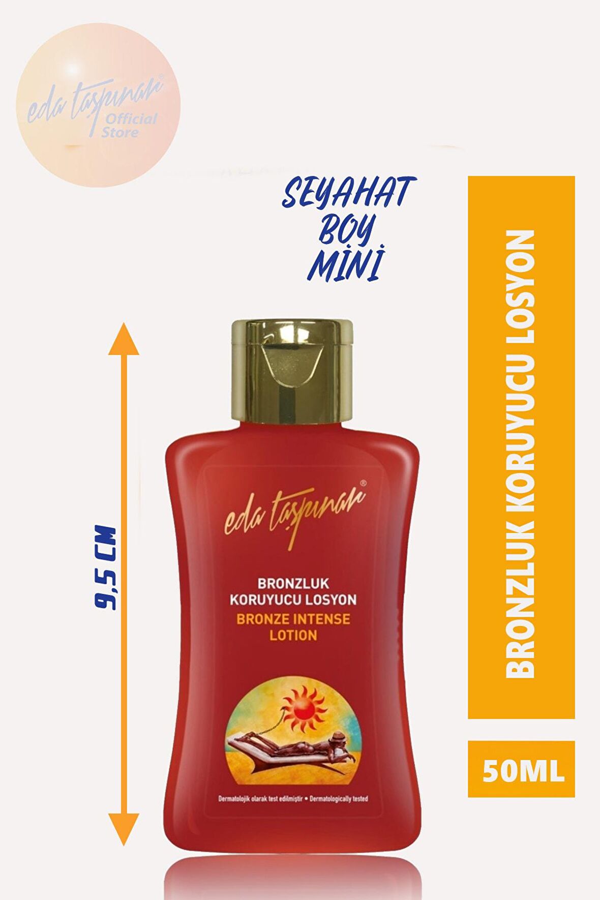 Eda Taşpınar Seyahat Boy   Bronzluk Koruyucu Losyon - 50 ML