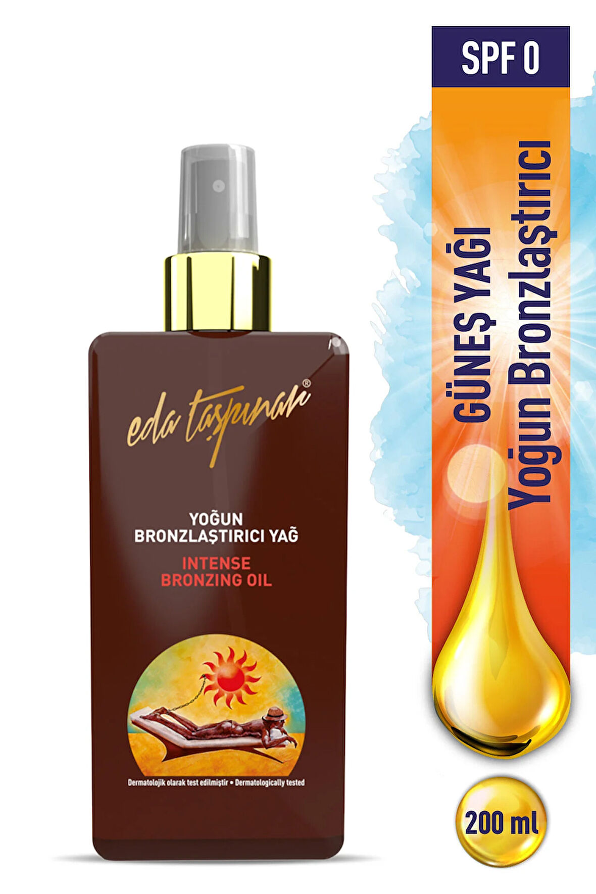 Eda Taşpınar Yoğun Bronzlaştırıcı Sprey Kapak - 200 ML