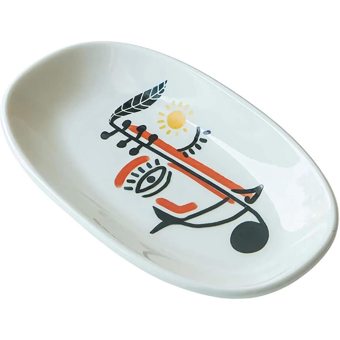 Anason İşleri Notabalık, Oval Meze Tabağı 19 cm