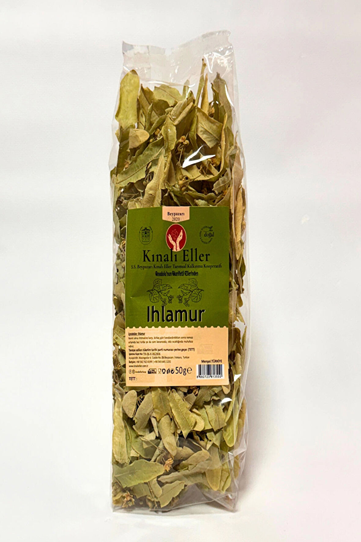 Kınalı Eller Kadın Kooperatifi Taze El Toplama Ihlamur 50 Gr.