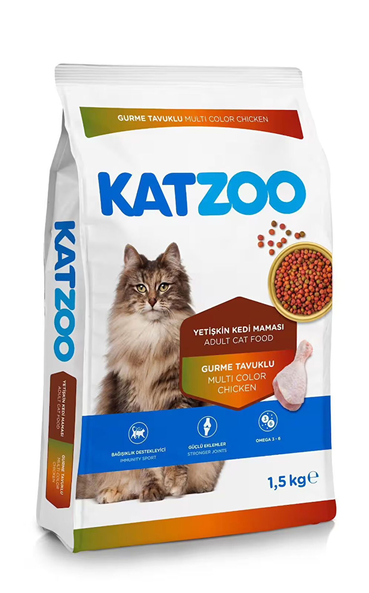 Tavuklu Gurme Yetişkin Kedi Maması 1,5 Kg (12 Adet)