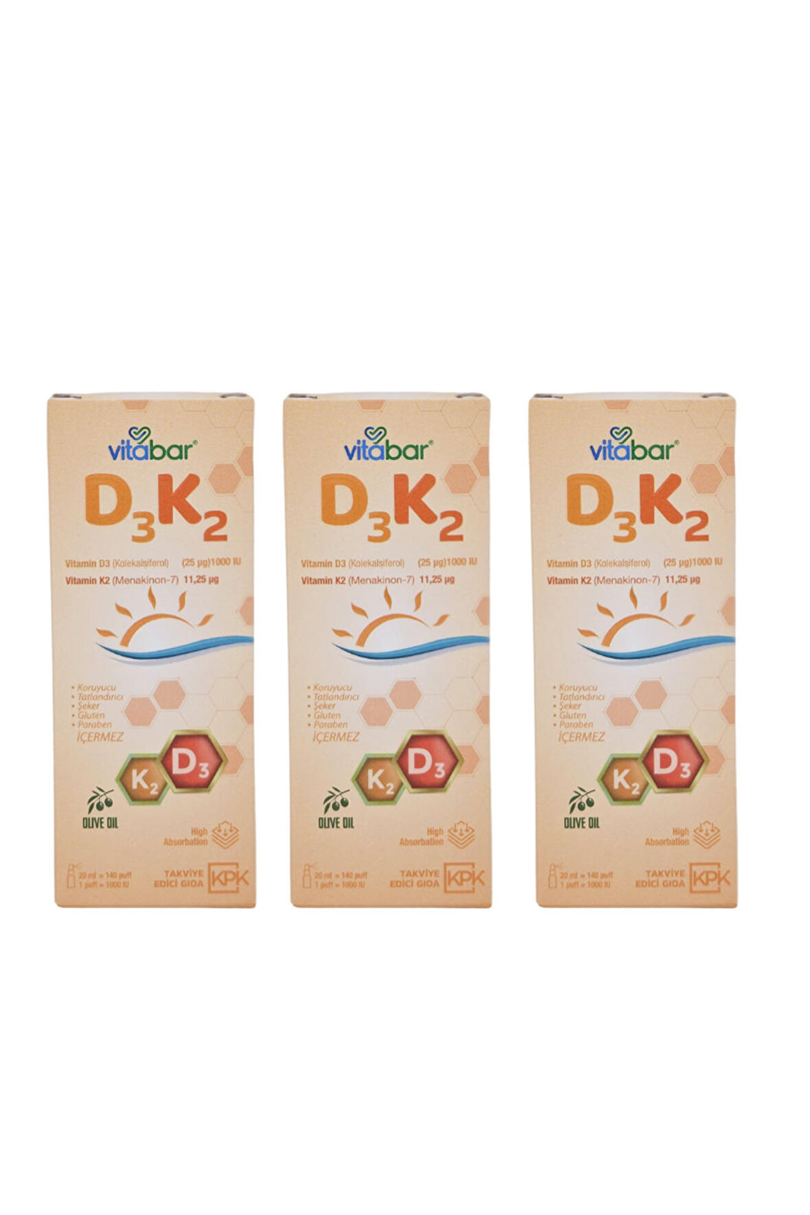 D3K2 3'lü Avantajlı Paket