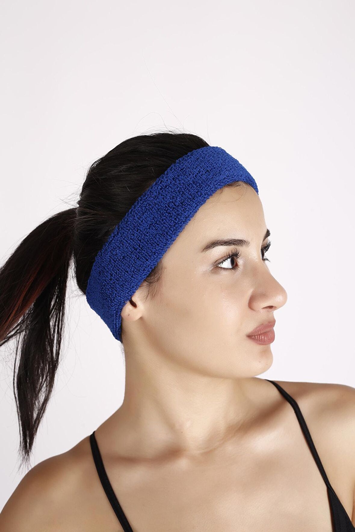 Kırmızı Sporcu Saç Bandı Ter Bandı Bandana Headband