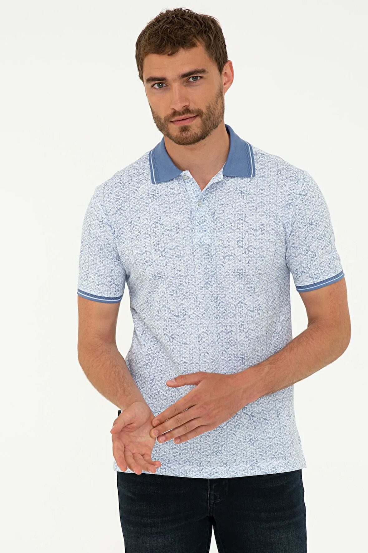 Erkek Gri  T-Shirt