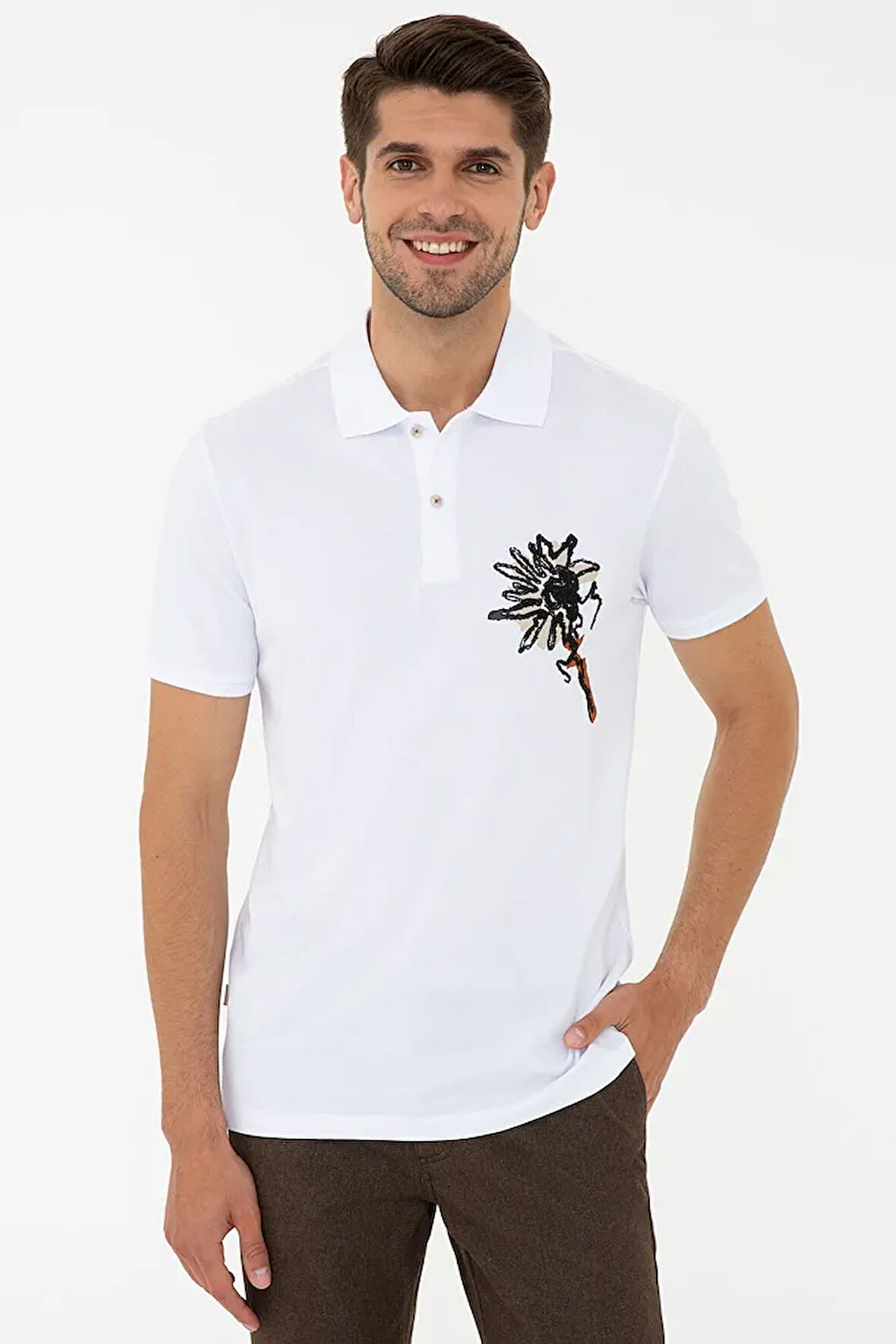 Beyaz Erkek T-Shirt G021SZ011.000.1277392