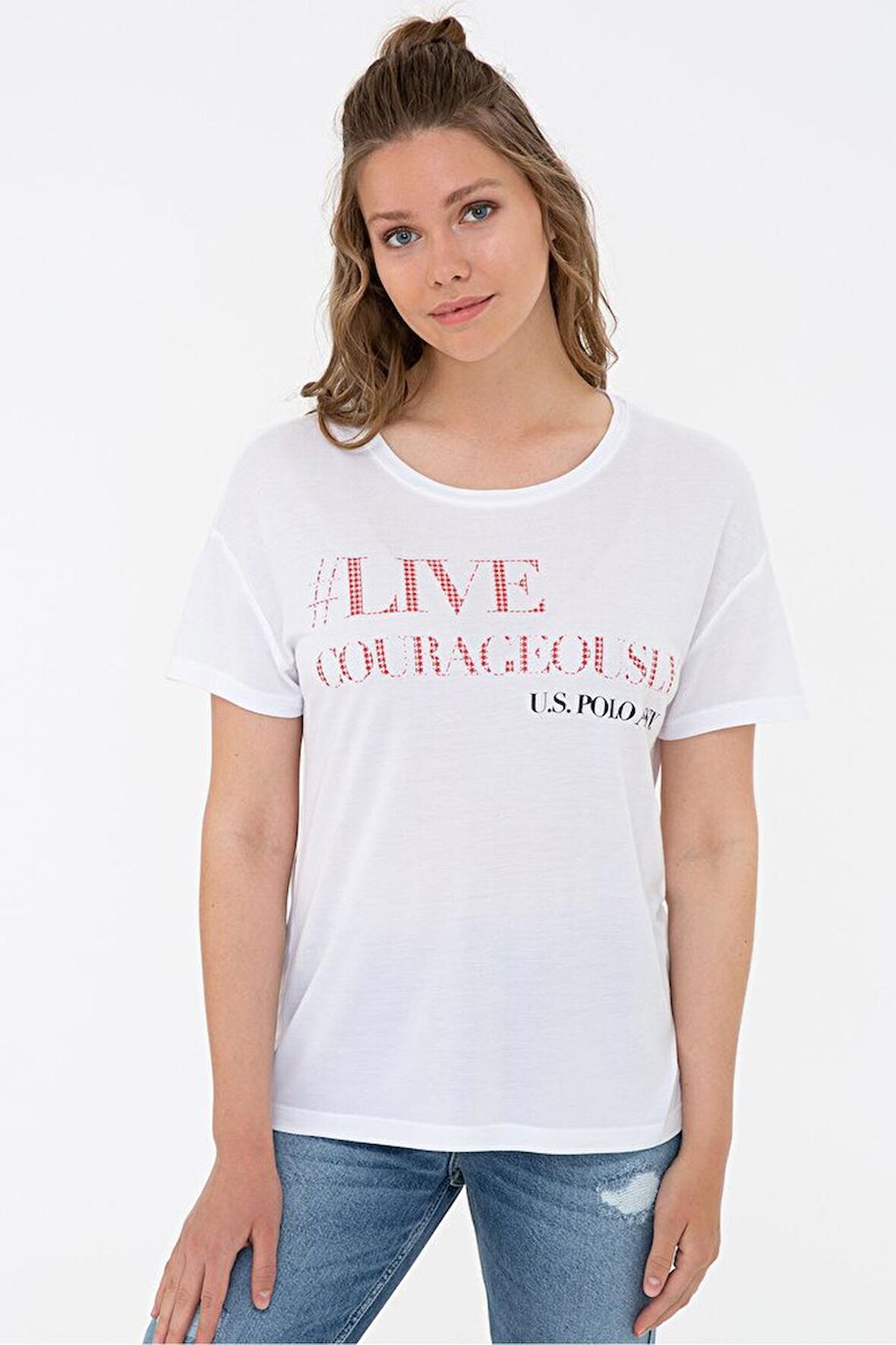 Beyaz Kadın T-Shirt