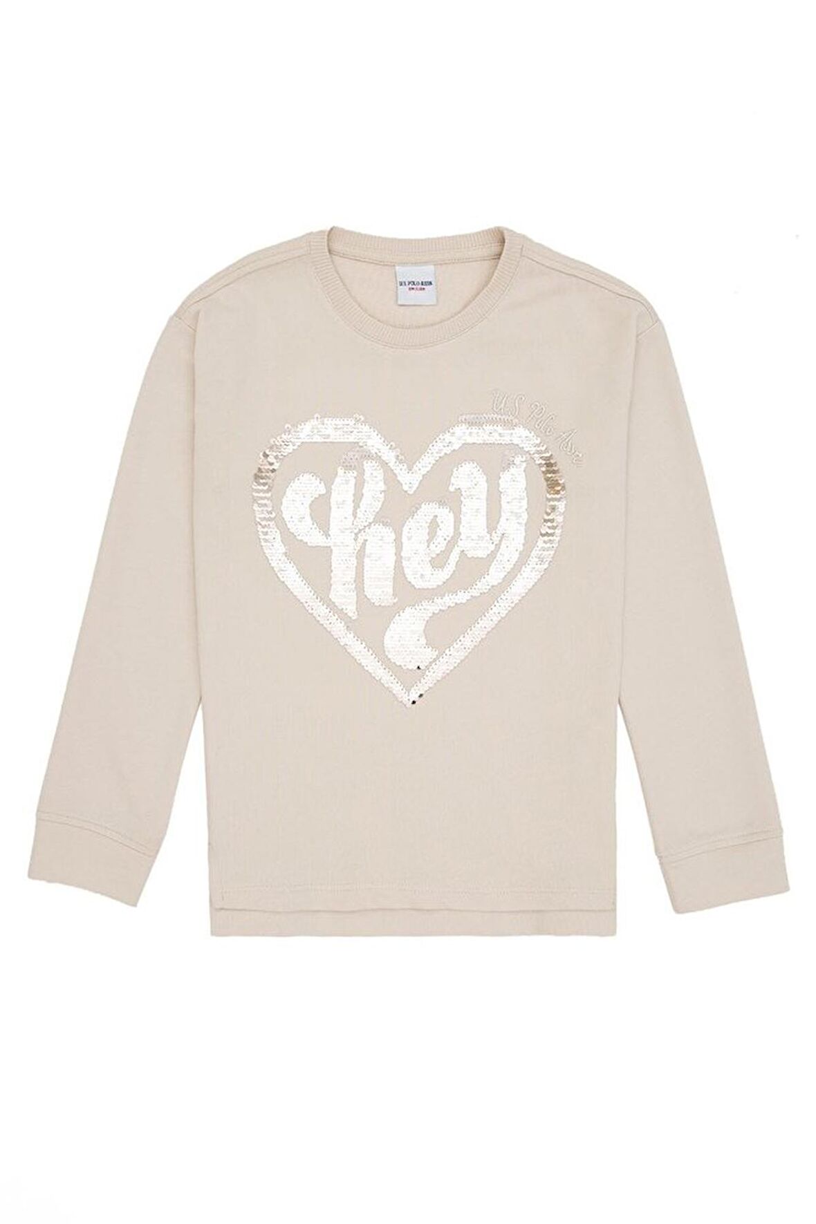 Beyaz Kız Çocuk Sweatshirt