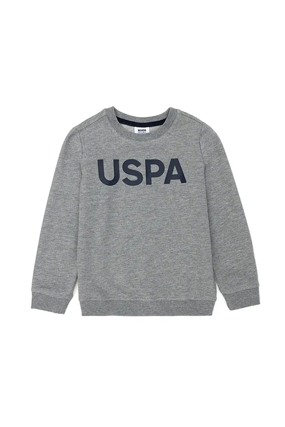 Erkek Bebek Gri Melanj Basic Sweatshirt 50276002-vr086
