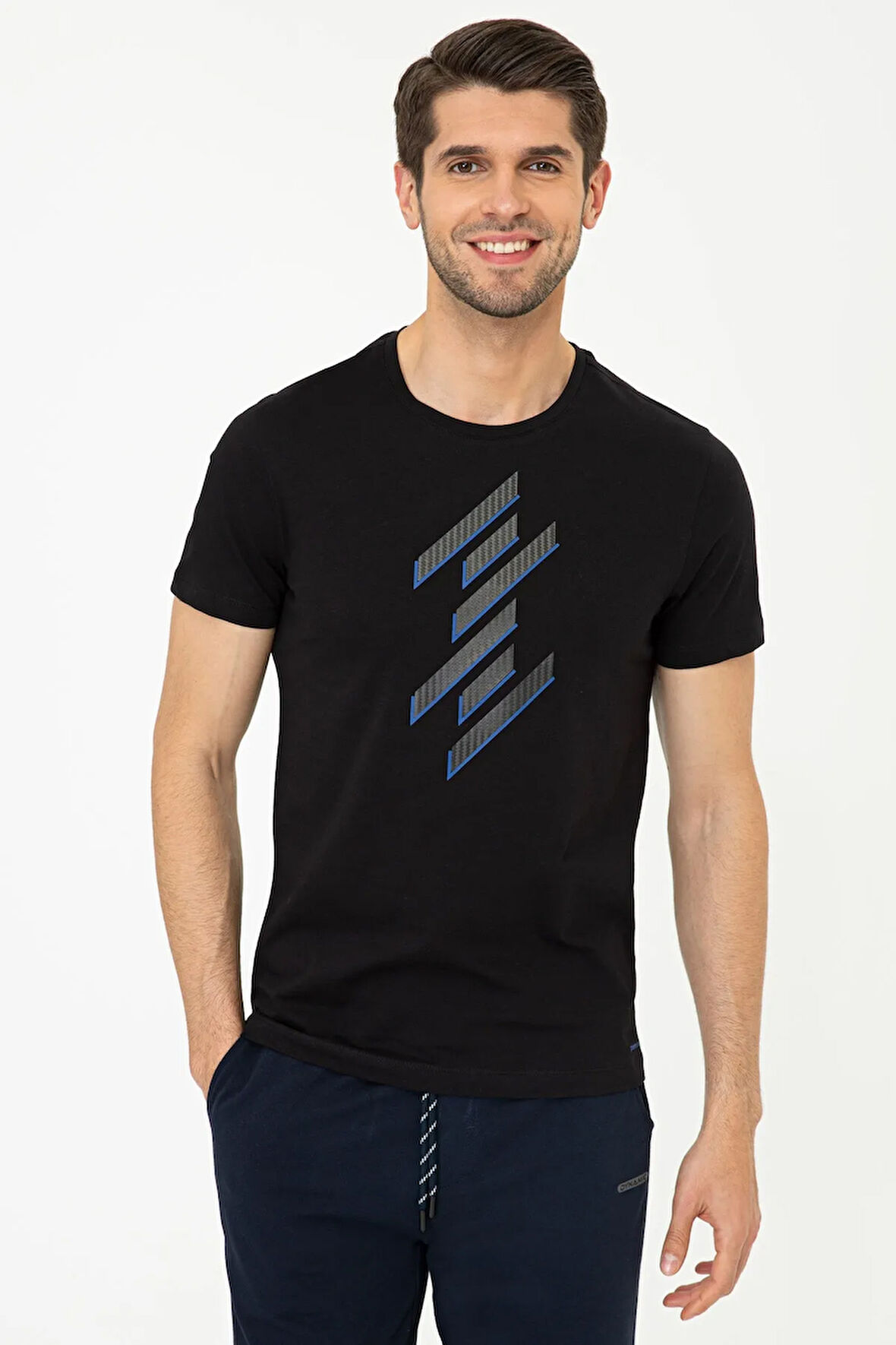 Sıyah Erkek T-Shirt G021SZ011.000.1288062