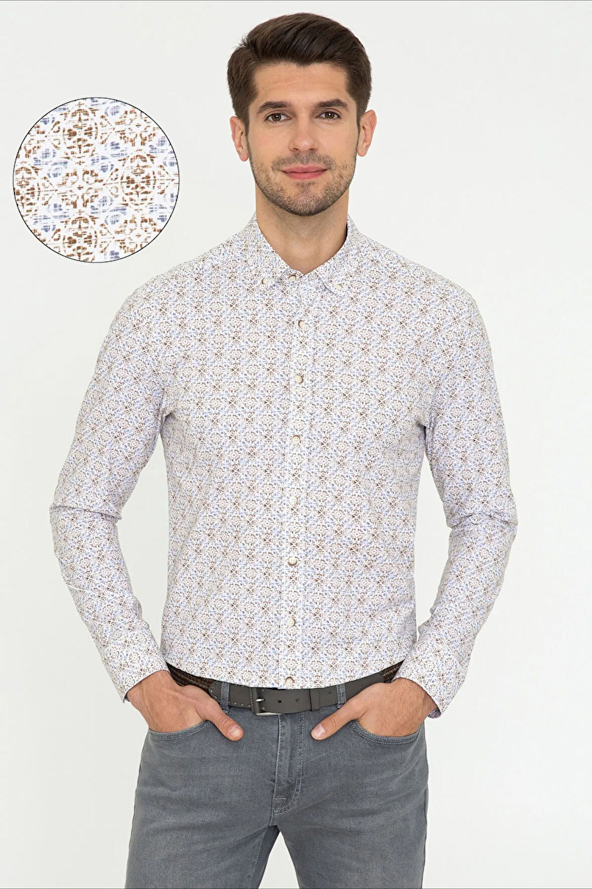 Hakı Erkek Gömlek G021SZ004.000.1359915