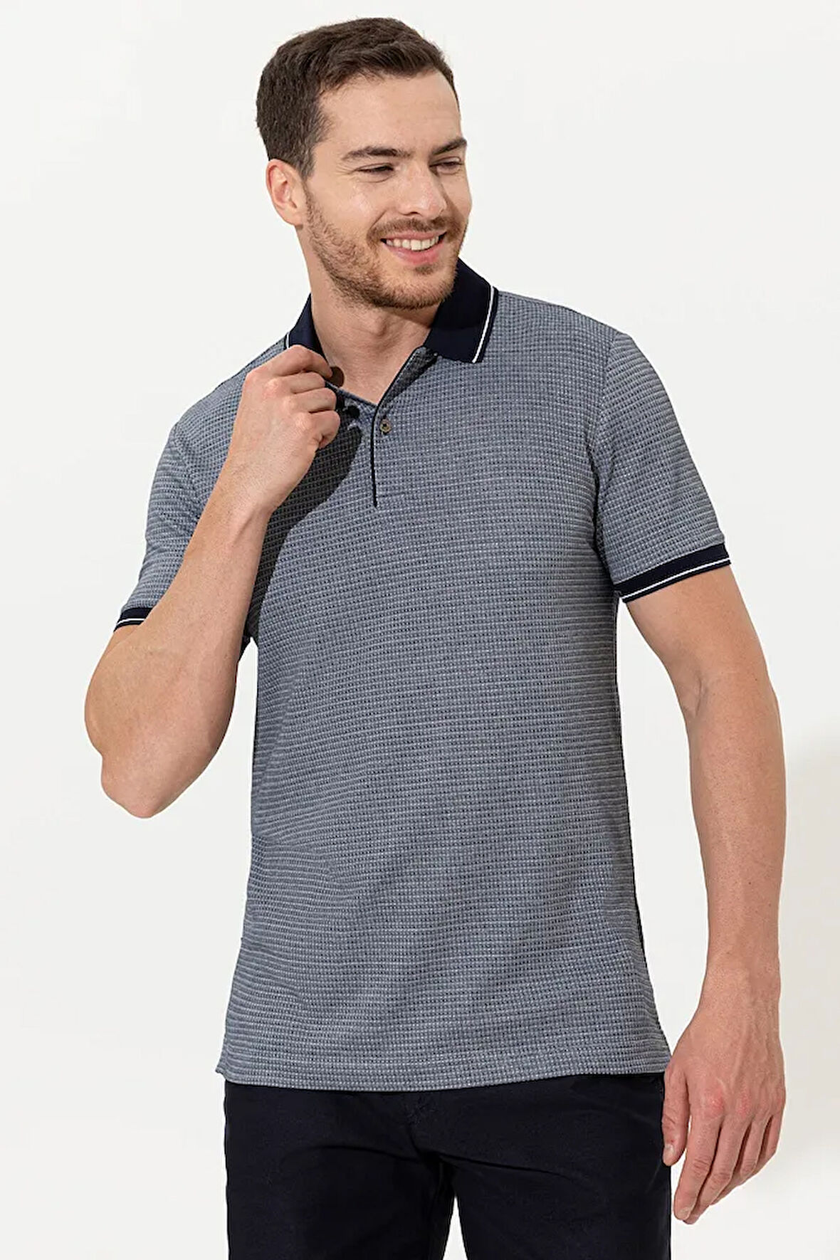 Erkek Lacivert T Shirt G021SZ011.000.1370031.VR033