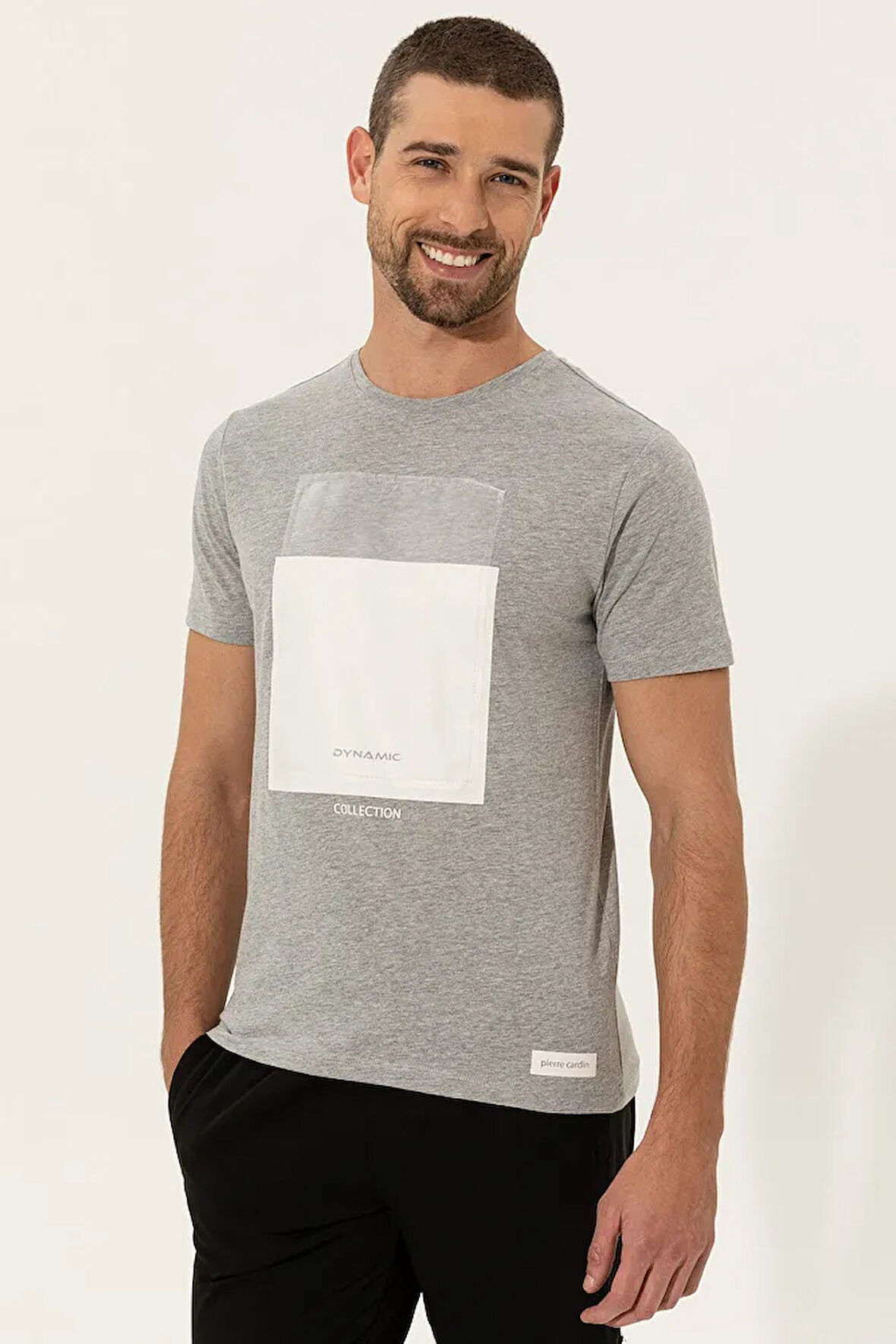 Erkek Acik Gri Melanj T-Shirt G021Sz011.000.1369925
