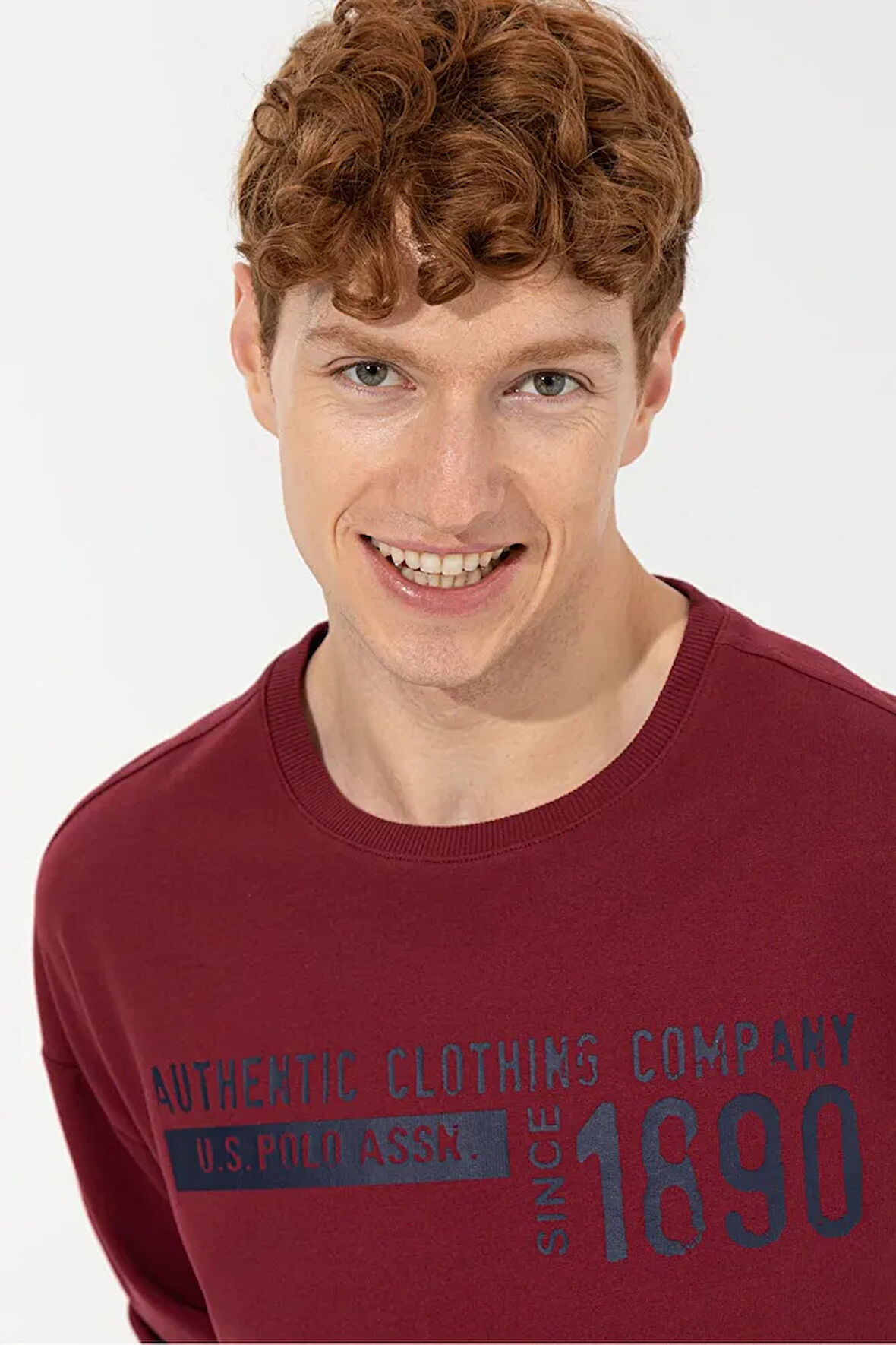 Kırmızı Erkek Sweatshirt