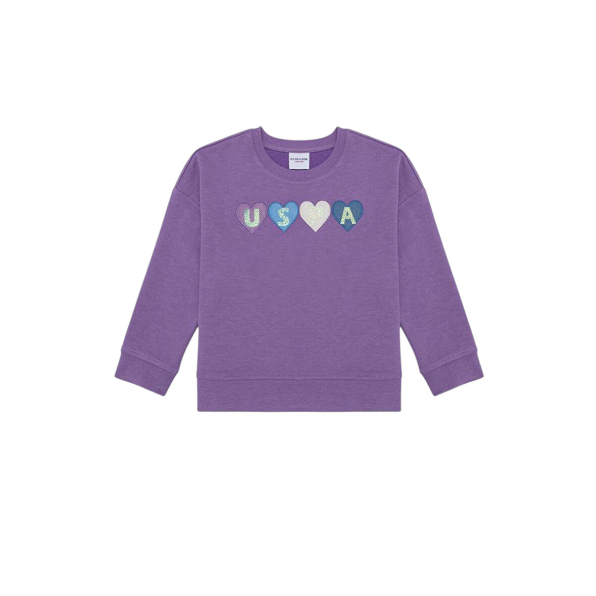 Kız Çocuk Çiçekli sweatshirt