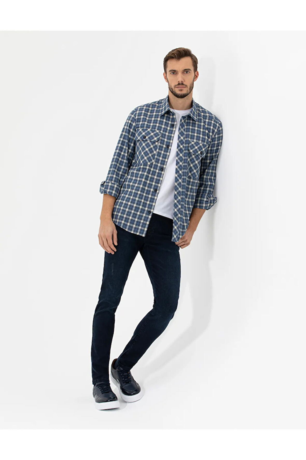 İndigo Comfort Fit Uzun Kollu Gömlek 50259516-VR028