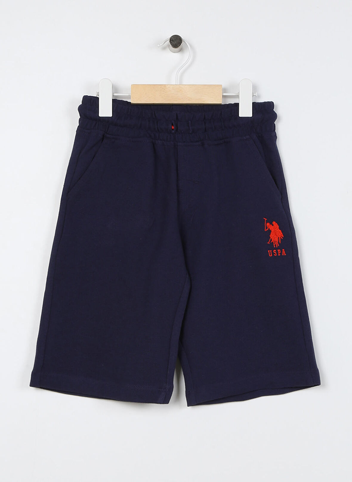 U.S. Polo Assn. Lacivert Erkek Çocuk Diz Üstü Düz Şort GUNDERIY023