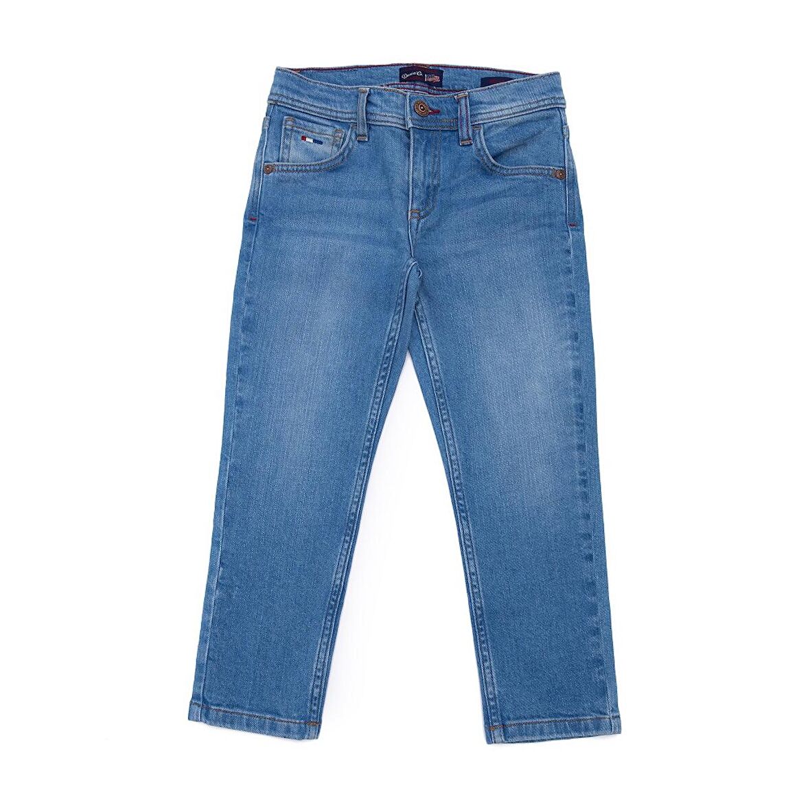 . Mavi Erkek Çocuk Boru Paça Slim Fit Düz Denim Pantolon RC-LACOPOKIDS-O