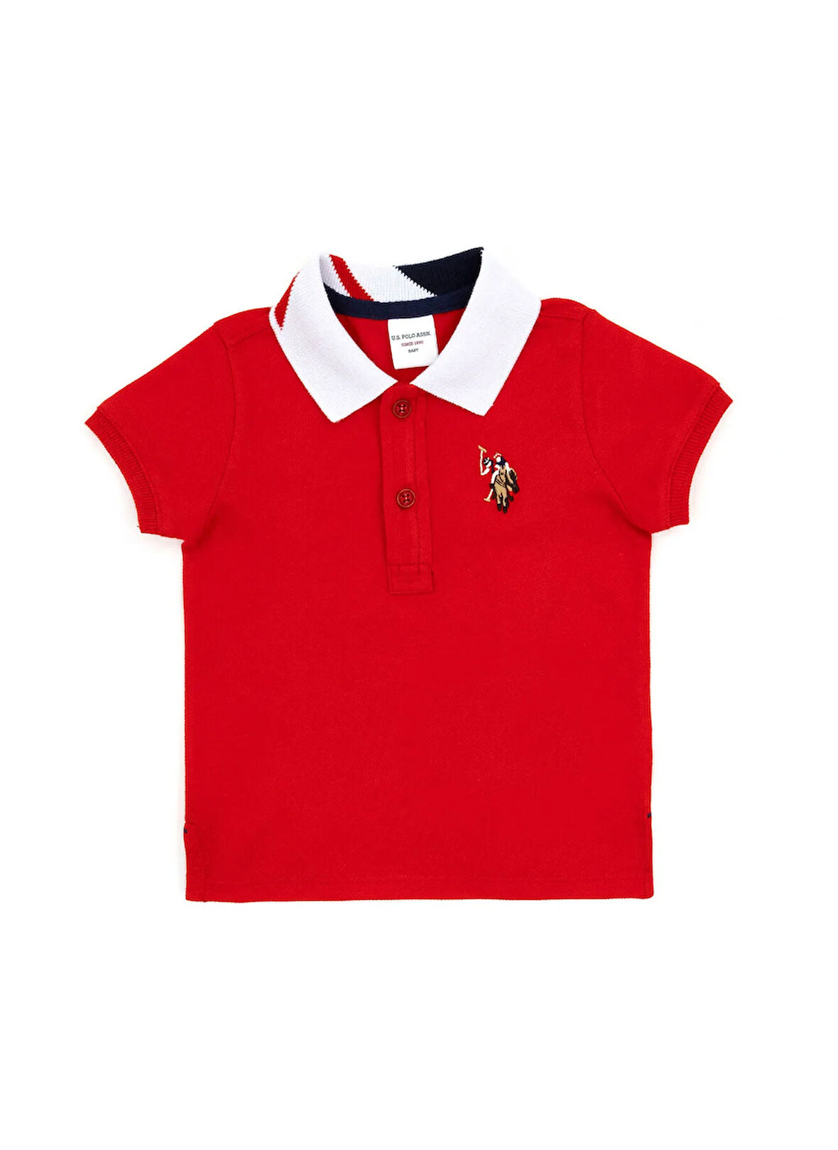 U.S. Polo Assn. Baskılı Kırmızı Erkek Çocuk T-Shirt SD01