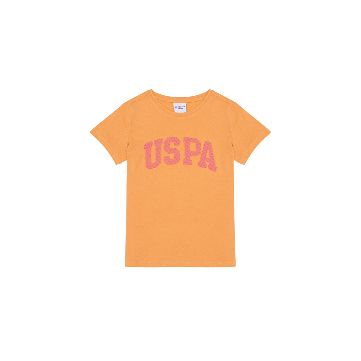 Kız Çocuk  Bisiklet Yaka Basic Tişört