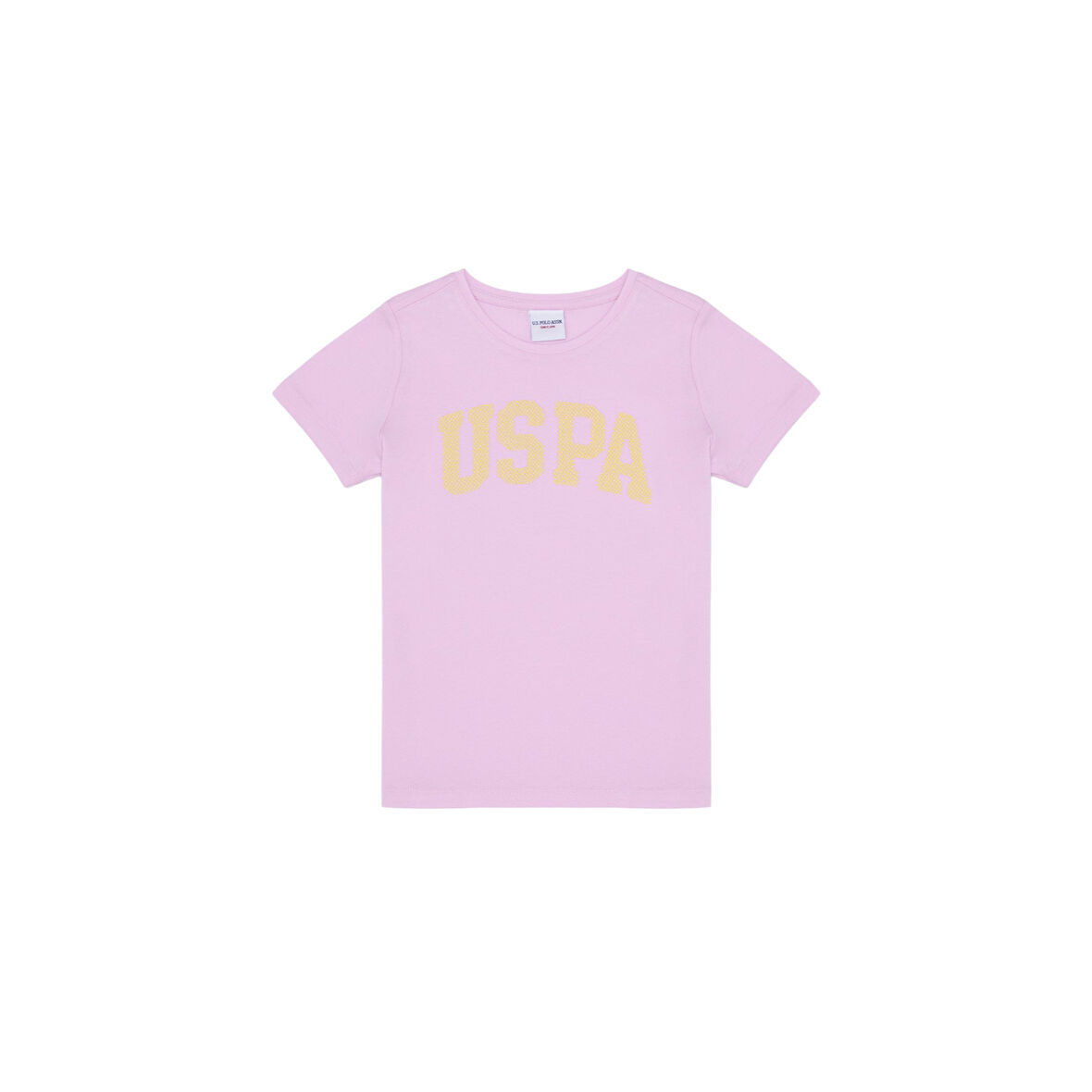 Kız Çocuk  Bisiklet Yaka Basic Tişört