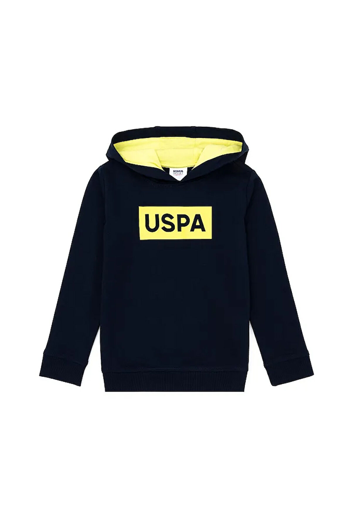 Erkek Çocuk Lacivert Kapşonlu Sweatshirt %100 Pamuk