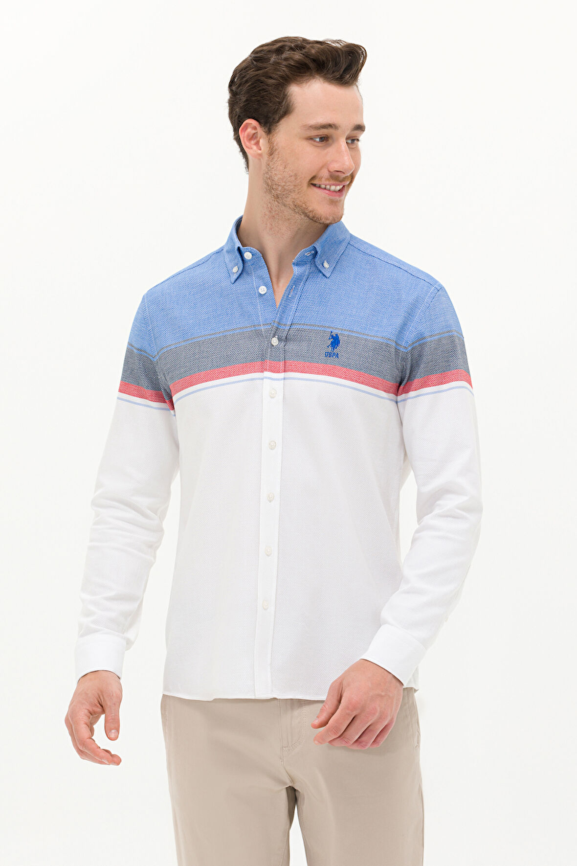 1572002 POLO DOKUMA GÖMLEK