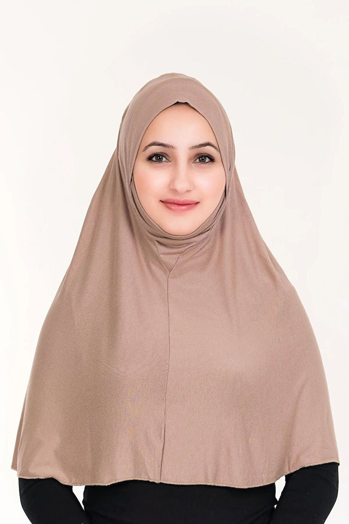 Peçeli Hazır Türban Pratik Şal Hijab Namaz Örtüsü